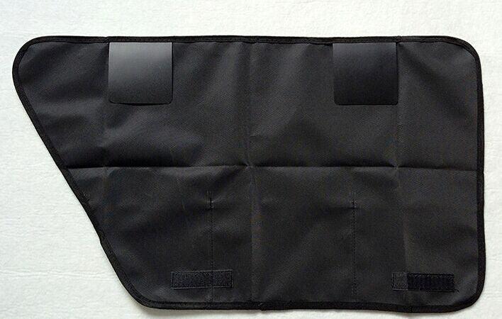 Car Pet Mat Side Door Protector - Anti-Scratch & Anti-Kick Oxford Cloth Protection Mat - Set Of 2-3